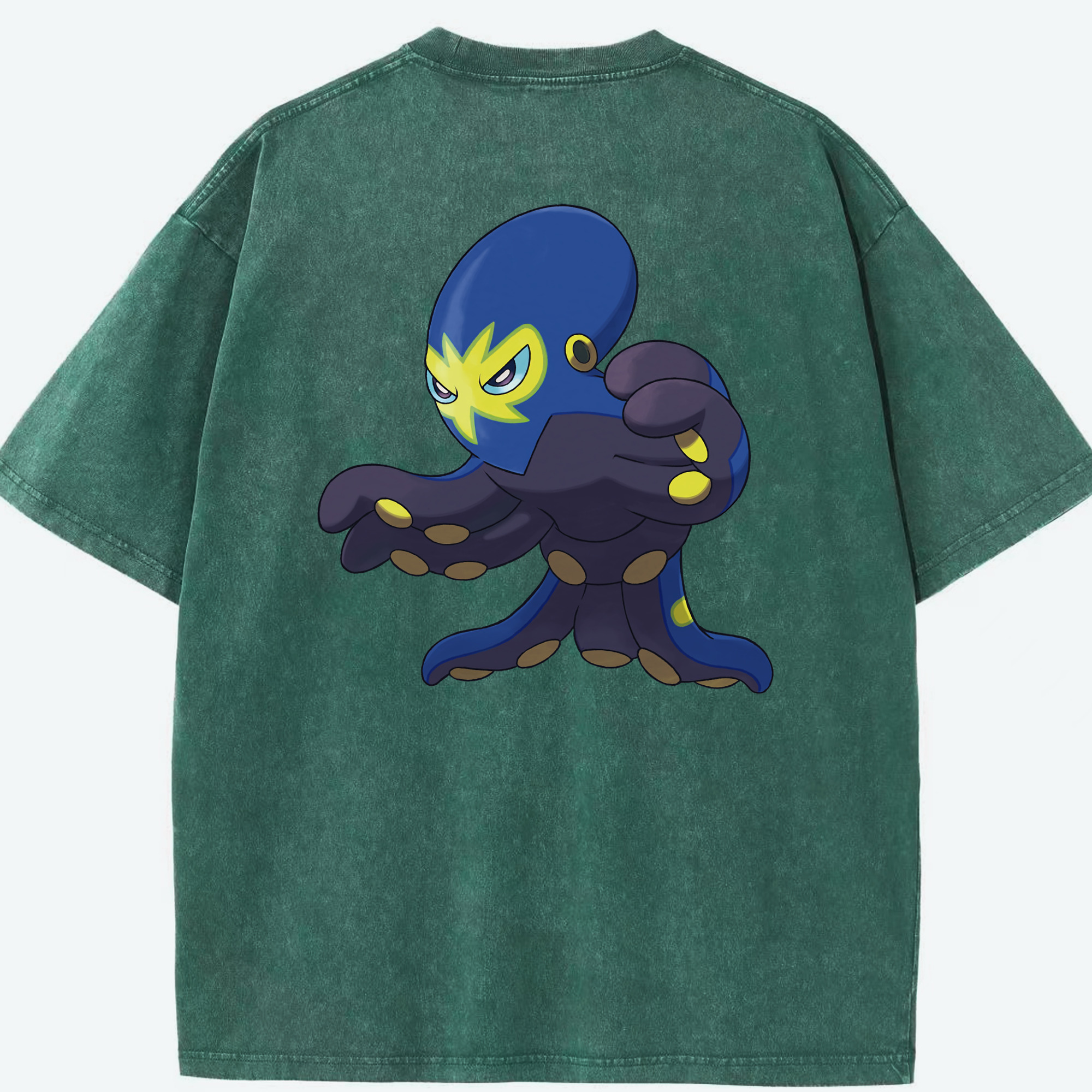 （画像用） ポケットモンスター Pokémon 綿100% ヴィンテージ風 半袖Tシャツ（背面プリント）